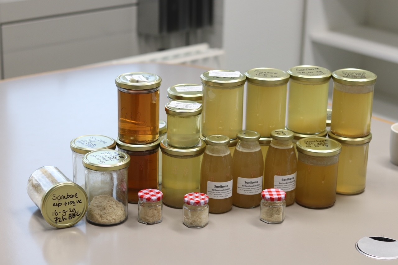 SoniBone product in de ontwikkelingsfase